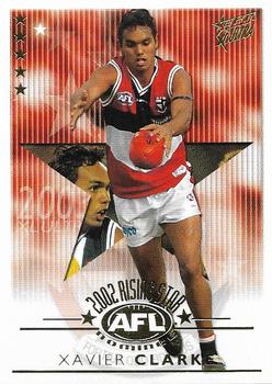 2003 Select XL Ultra AFL - Rising Star Nominees 2002 #RSN7 Xavier Clarke Front